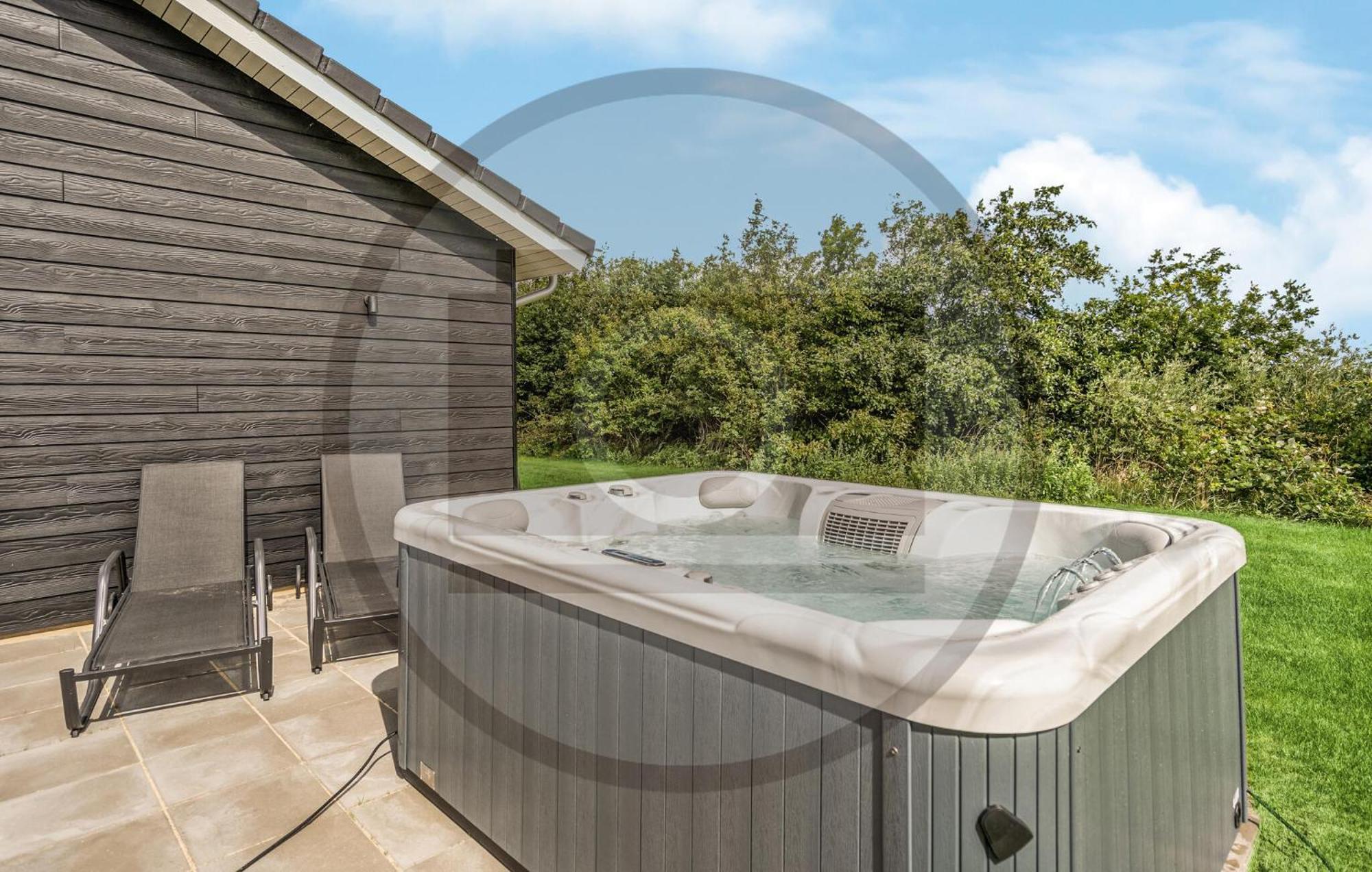 Beautiful Home In Tarm With Sauna Esterno foto